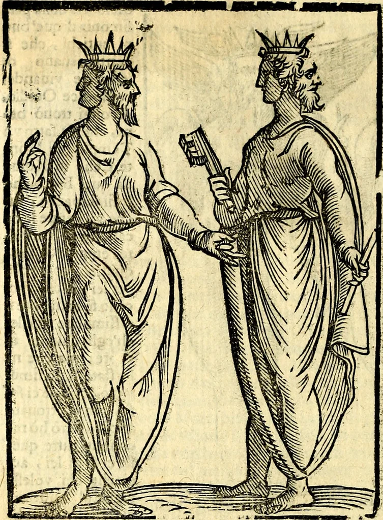 An illustration from Imagini delli dei de gl'antichi, 1647, leaf 55