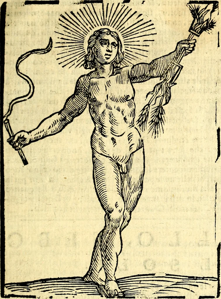 An illustration from Imagini delli dei de gl'antichi, 1647, leaf 58