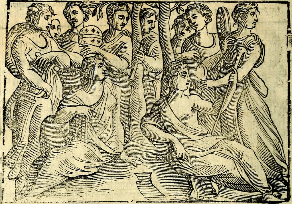 An illustration from Imagini delli dei de gl'antichi, 1647, leaf 61