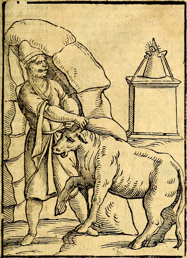 An illustration from Imagini delli dei de gl'antichi, 1647, leaf 70
