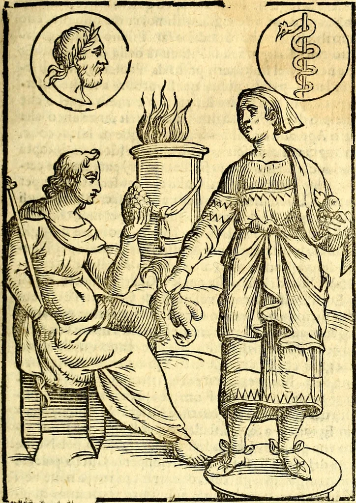 An illustration from Imagini delli dei de gl'antichi, 1647, leaf 78