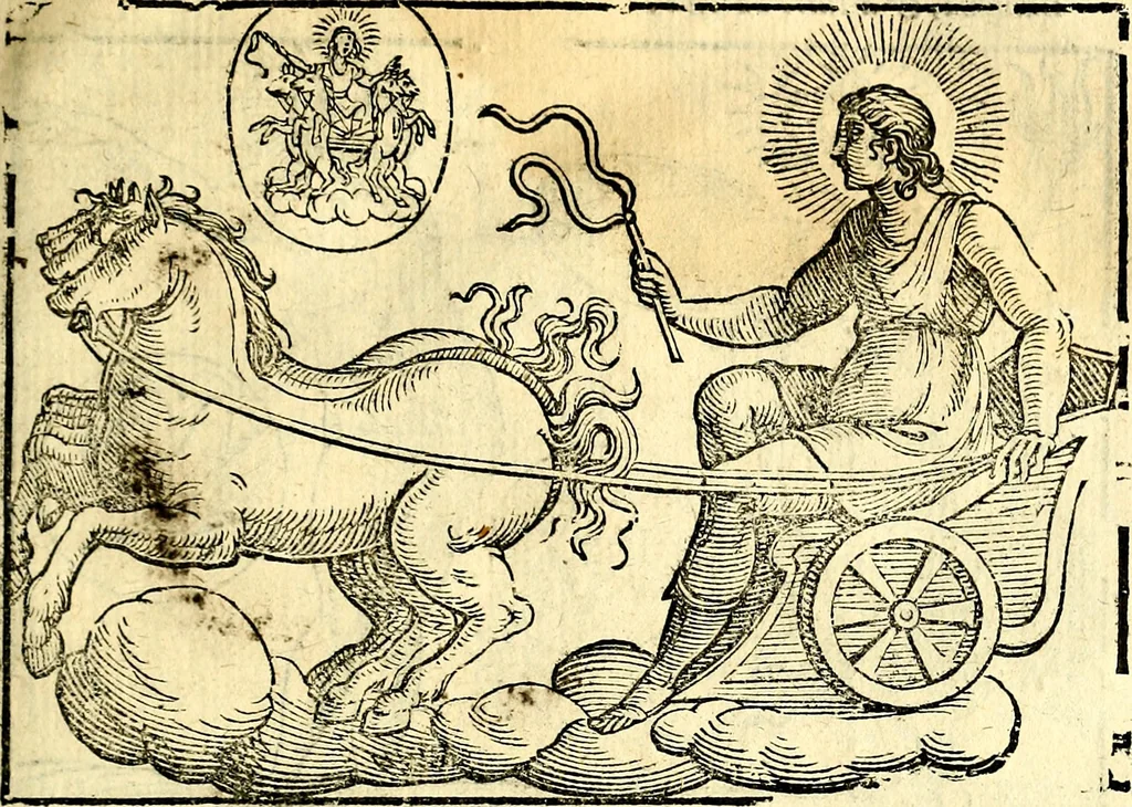 An illustration from Imagini delli dei de gl'antichi, 1647, leaf 84