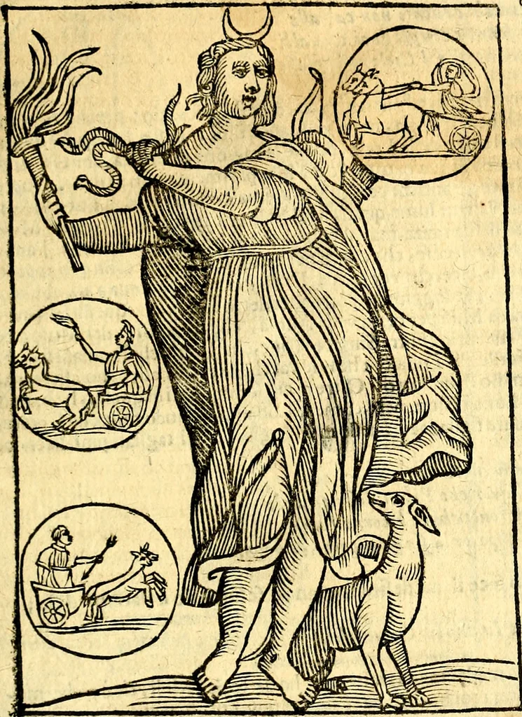 An illustration from Imagini delli dei de gl'antichi, 1647, leaf 90