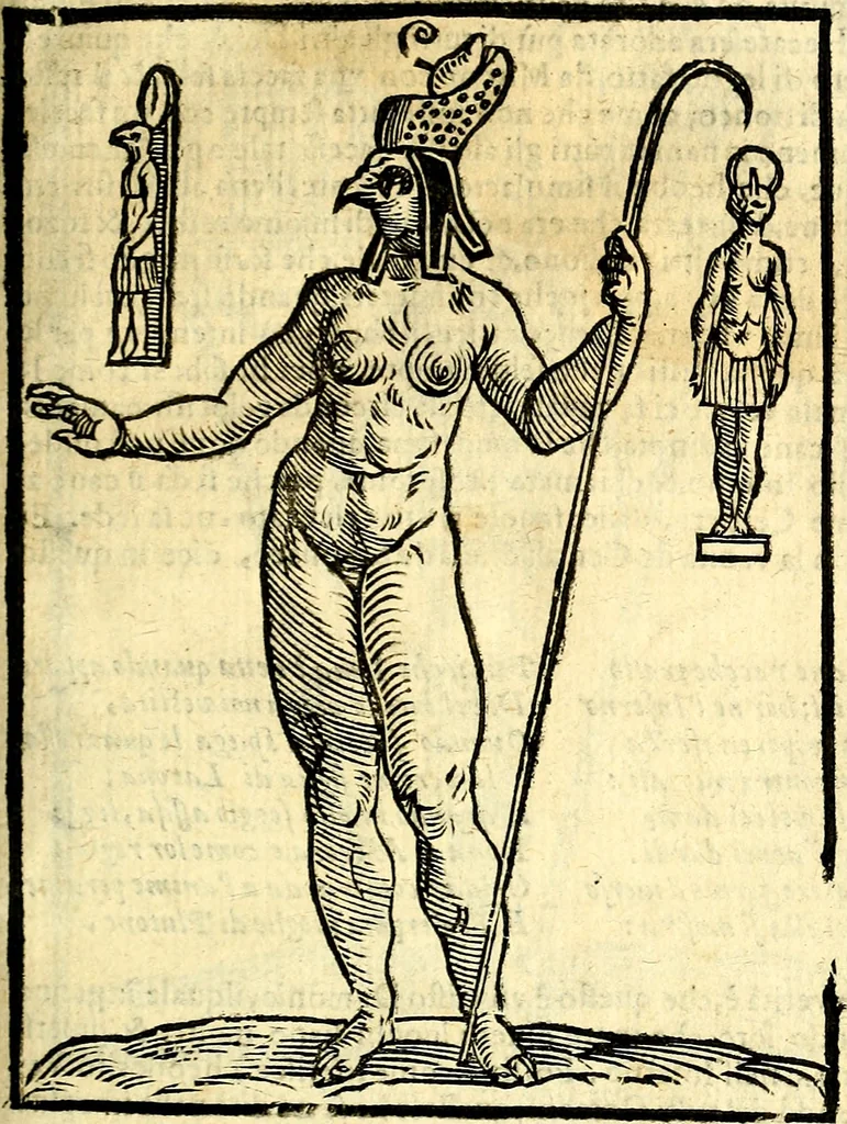 An illustration from Imagini delli dei de gl'antichi, 1647, leaf 96