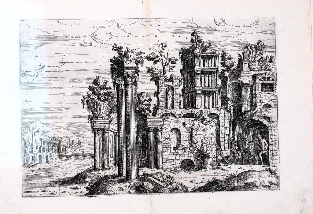 An illustration from Imagini favolose : nelle qvali in diuersimodi si vegono rappresentate le piv vaghe favole de gli antichi, 1585, leaf 27