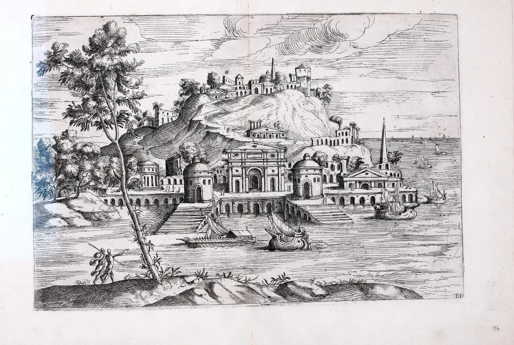 An illustration from Imagini favolose : nelle qvali in diuersimodi si vegono rappresentate le piv vaghe favole de gli antichi, 1585, leaf 31
