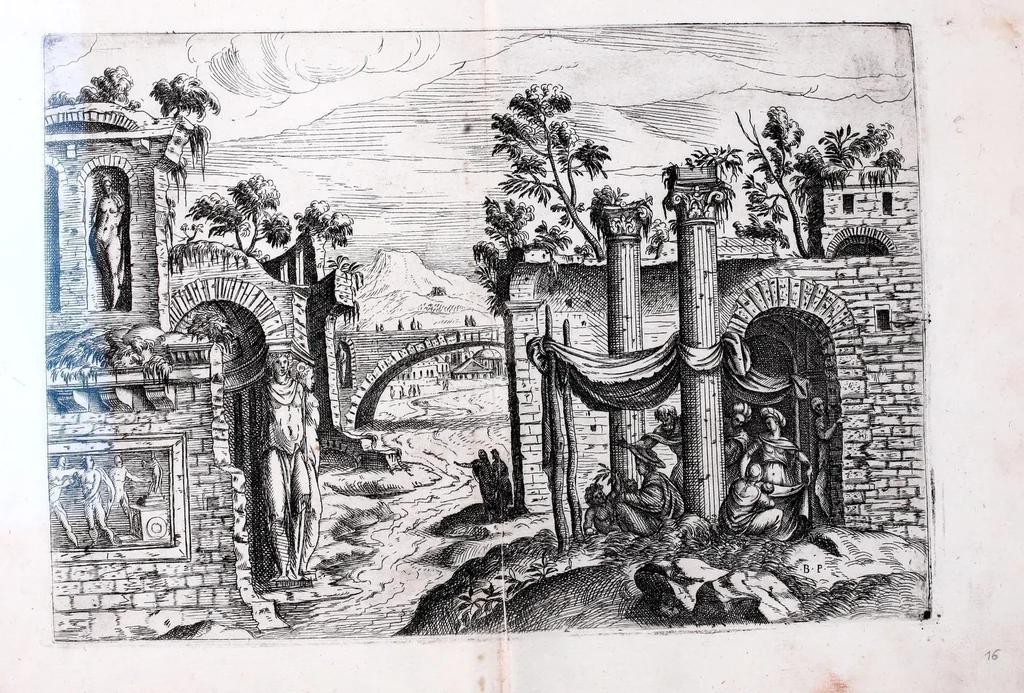 An illustration from Imagini favolose : nelle qvali in diuersimodi si vegono rappresentate le piv vaghe favole de gli antichi, 1585, leaf 35
