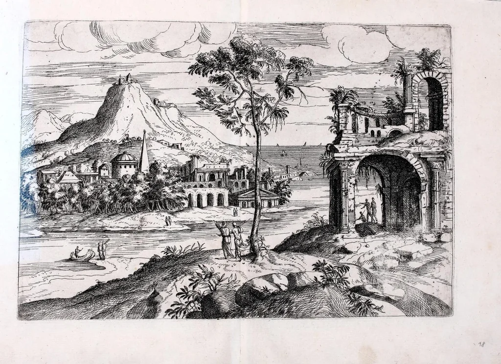 An illustration from Imagini favolose : nelle qvali in diuersimodi si vegono rappresentate le piv vaghe favole de gli antichi, 1585, leaf 39