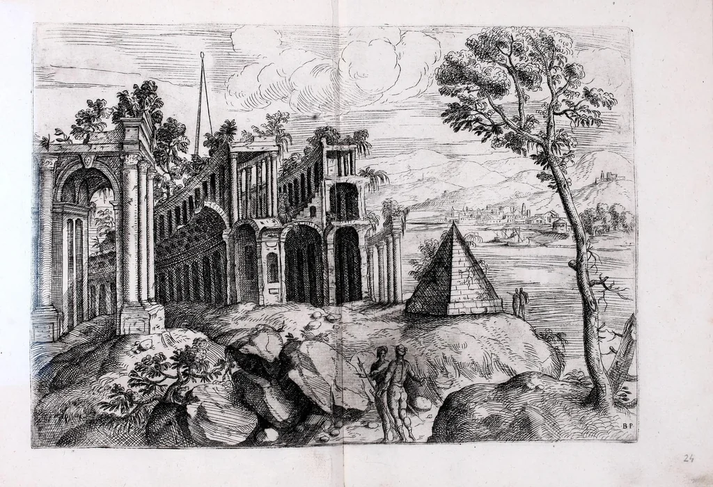 An illustration from Imagini favolose : nelle qvali in diuersimodi si vegono rappresentate le piv vaghe favole de gli antichi, 1585, leaf 51