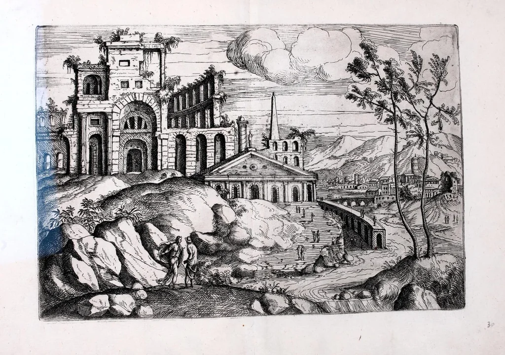 An illustration from Imagini favolose : nelle qvali in diuersimodi si vegono rappresentate le piv vaghe favole de gli antichi, 1585, leaf 63