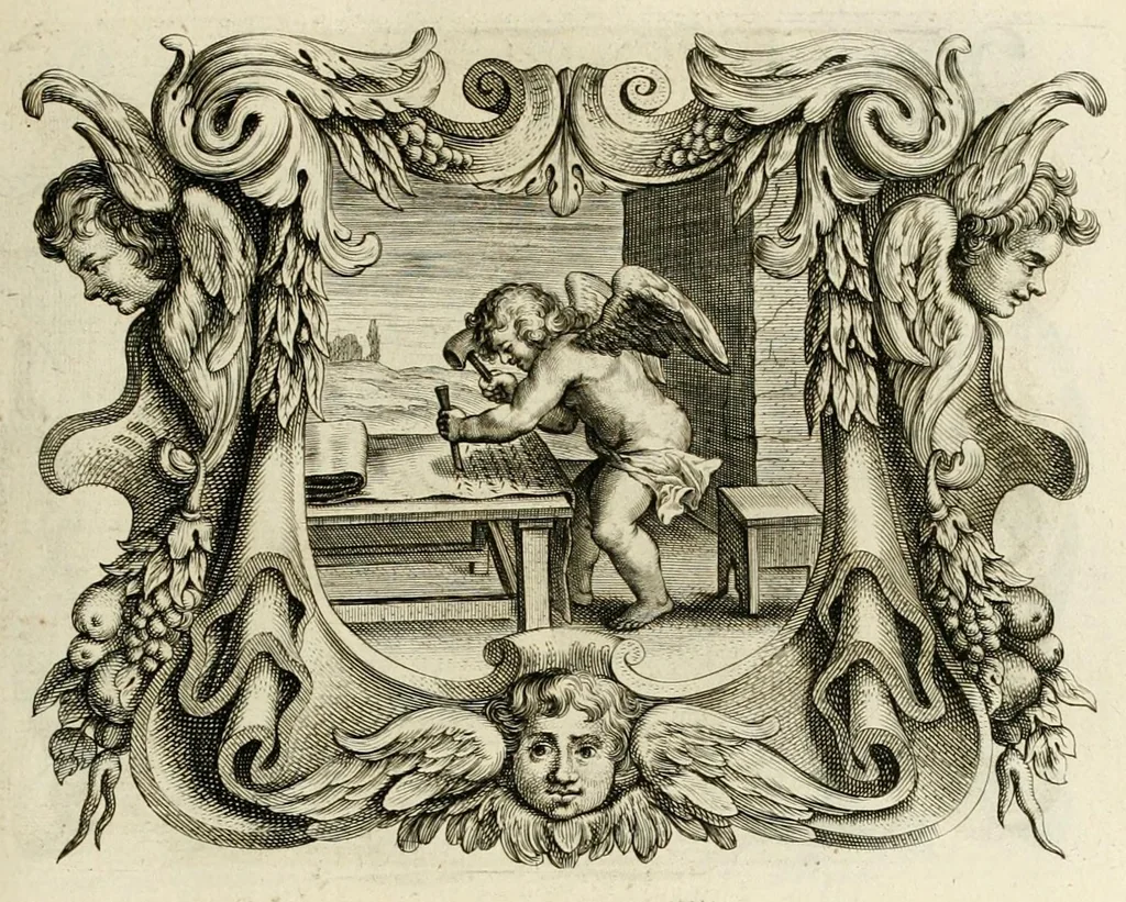 An illustration from Imago primi saeculi Societatis Iesu : a prouincia Flandro-Belgica eiusdem Societatis repraesentata, 1640, leaf 589