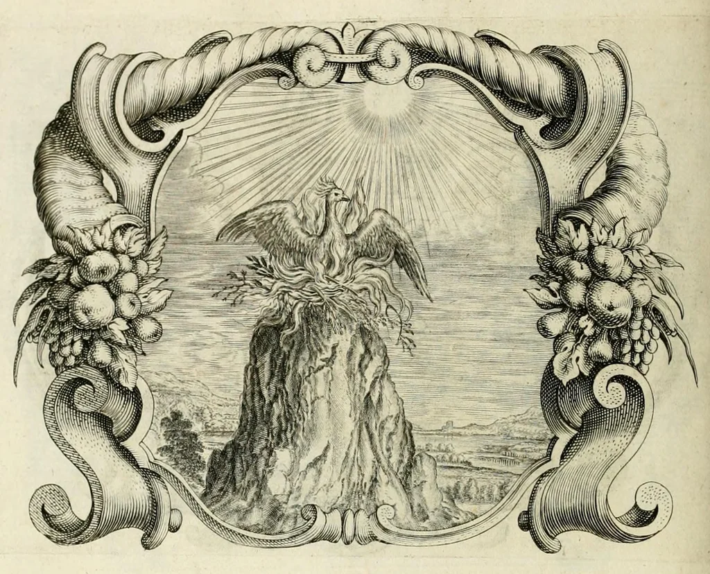 An illustration from Imago primi saeculi Societatis Iesu : a prouincia Flandro-Belgica eiusdem Societatis repraesentata, 1640, leaf 594