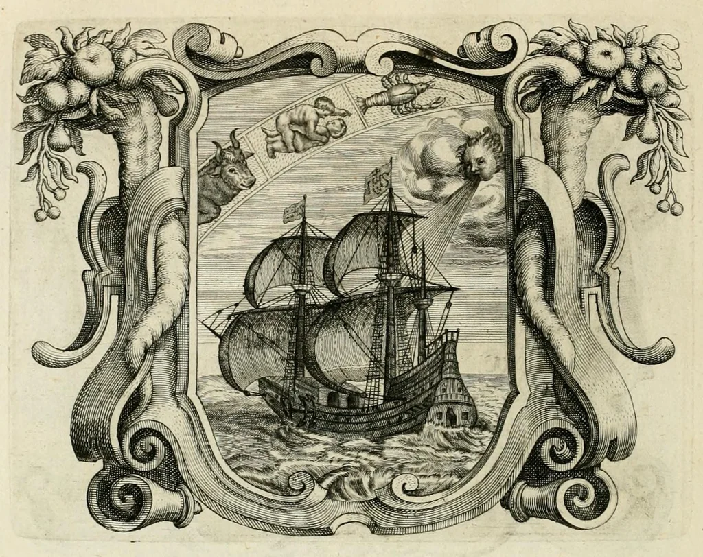 An illustration from Imago primi saeculi Societatis Iesu : a prouincia Flandro-Belgica eiusdem Societatis repraesentata, 1640, leaf 60