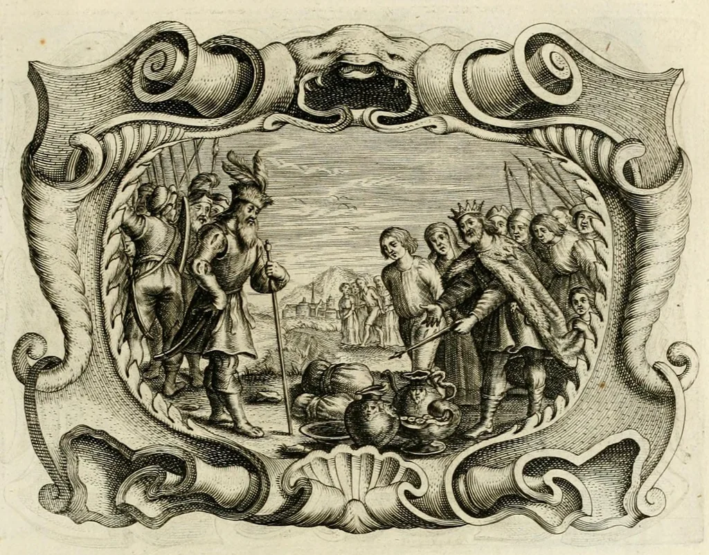 An illustration from Imago primi saeculi Societatis Iesu : a prouincia Flandro-Belgica eiusdem Societatis repraesentata, 1640, leaf 955