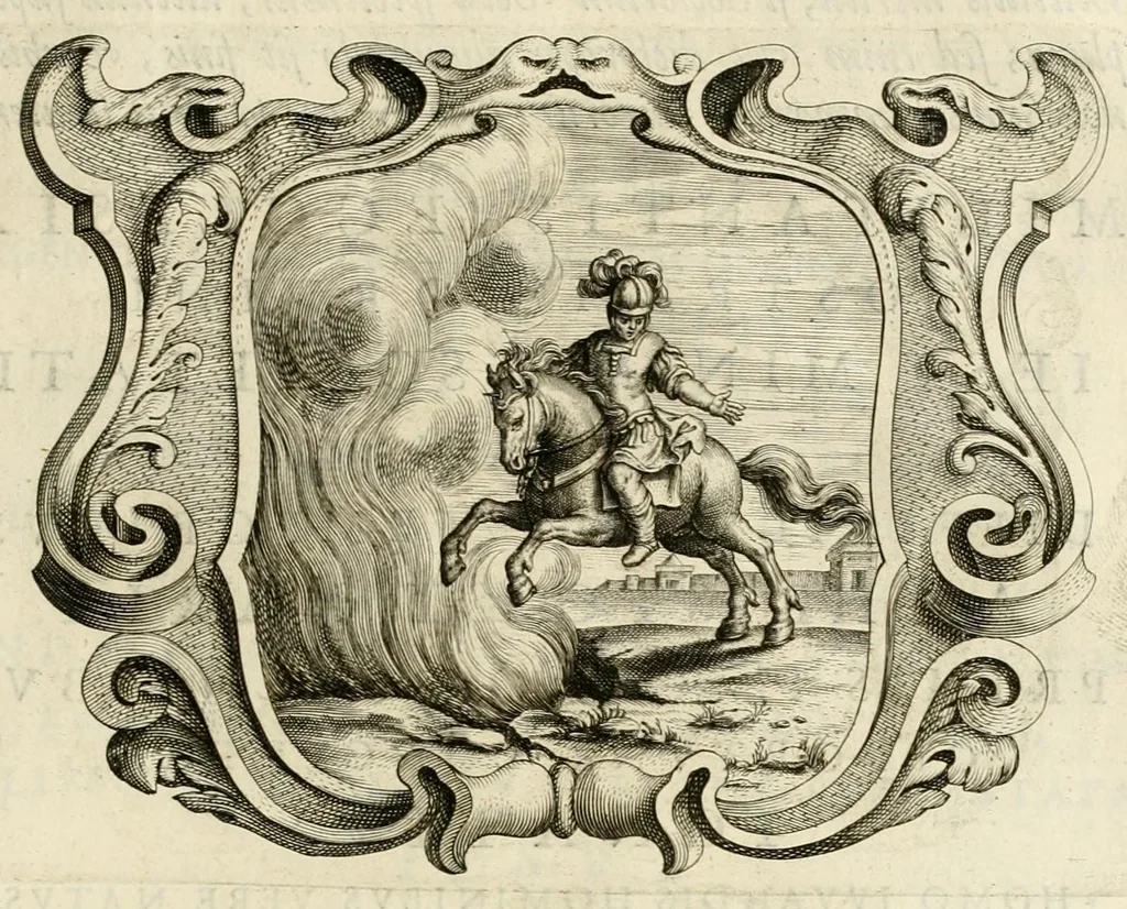 An illustration from Imago primi saeculi Societatis Iesu : a prouincia Flandro-Belgica eiusdem Societatis repraesentata, 1640, leaf 963