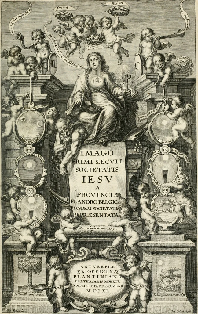 An illustration from Imago primi sæcvli Societatis Iesv a Provincia Flandro-Belgica eivsdem Societatis repræsentata .., 1640, leaf 10