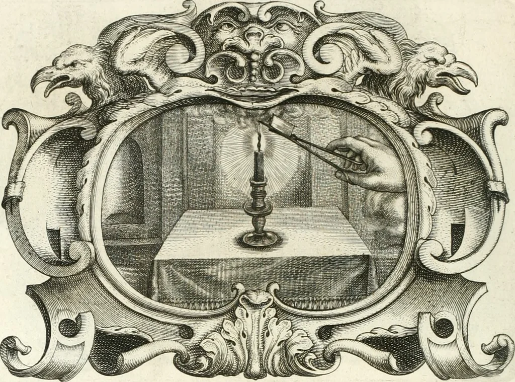 An illustration from Imago primi sæcvli Societatis Iesv a Provincia Flandro-Belgica eivsdem Societatis repræsentata .., 1640, leaf 195
