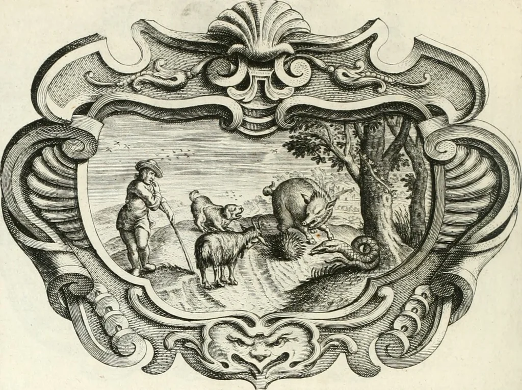 An illustration from Imago primi sæcvli Societatis Iesv a Provincia Flandro-Belgica eivsdem Societatis repræsentata .., 1640, leaf 203