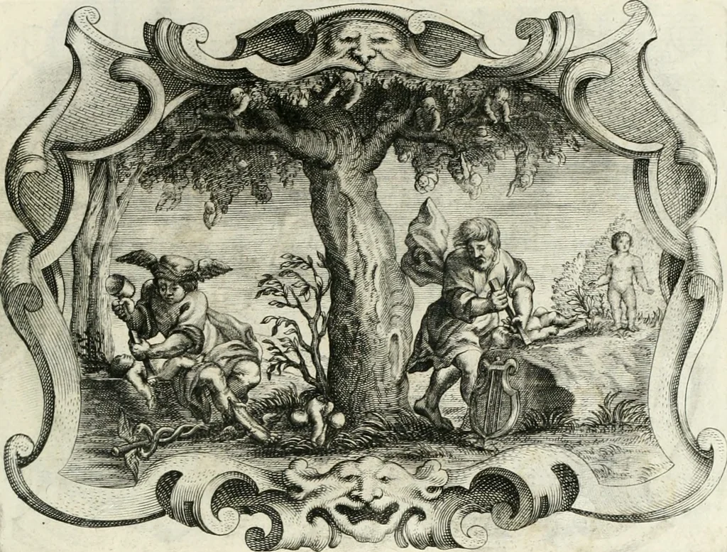 An illustration from Imago primi sæcvli Societatis Iesv a Provincia Flandro-Belgica eivsdem Societatis repræsentata .., 1640, leaf 482