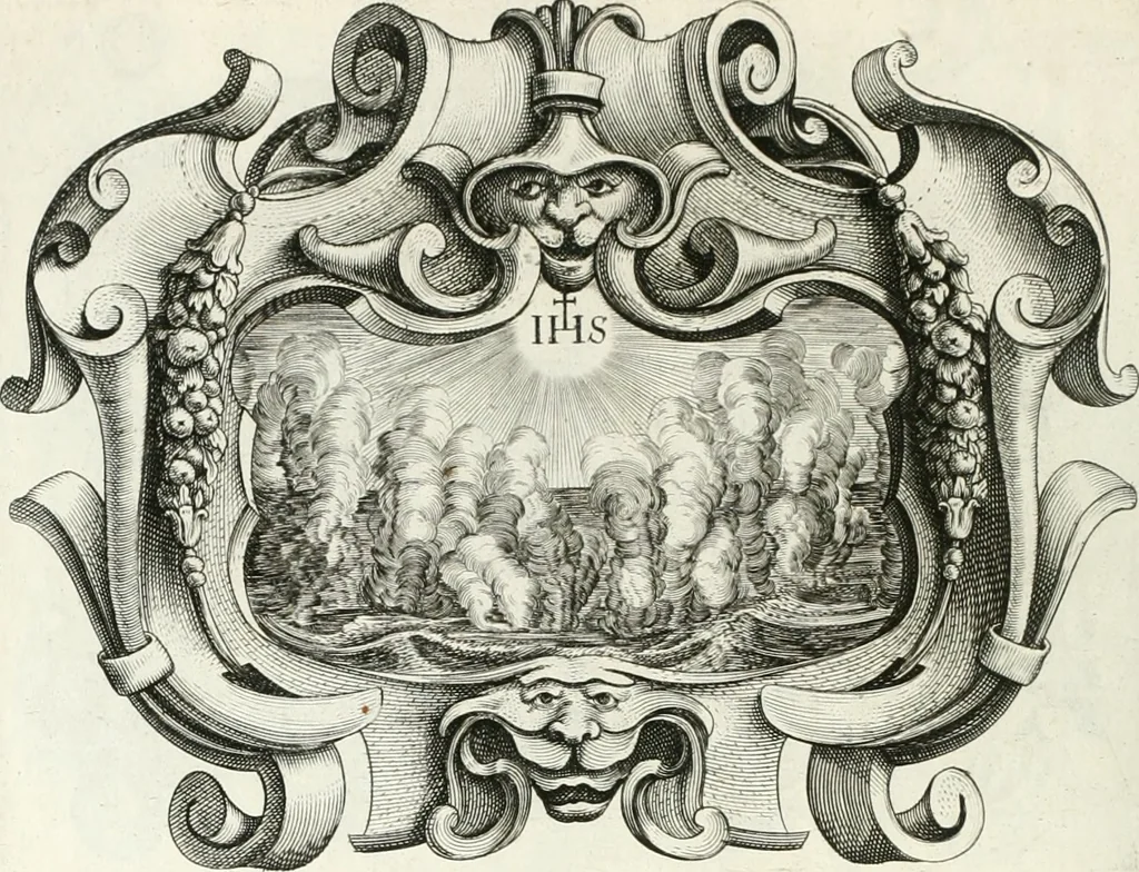 An illustration from Imago primi sæcvli Societatis Iesv a Provincia Flandro-Belgica eivsdem Societatis repræsentata .., 1640, leaf 495