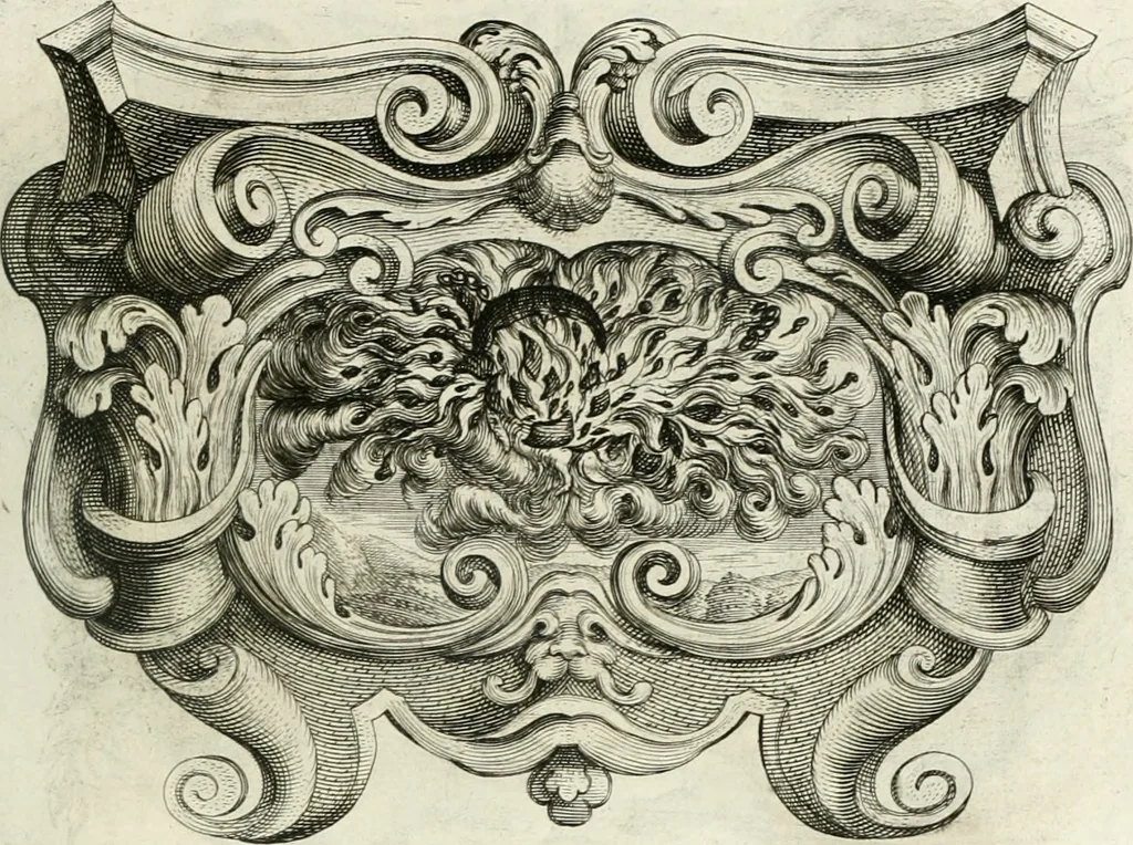 An illustration from Imago primi sæcvli Societatis Iesv a Provincia Flandro-Belgica eivsdem Societatis repræsentata .., 1640, leaf 734