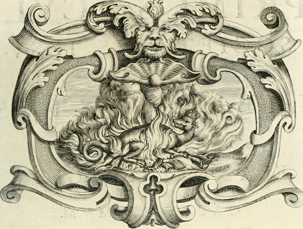 An illustration from Imago primi sæcvli Societatis Iesv a Provincia Flandro-Belgica eivsdem Societatis repræsentata .., 1640, leaf 742