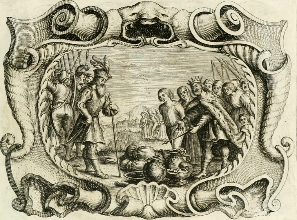 An illustration from Imago primi sæcvli Societatis Iesv a Provincia Flandro-Belgica eivsdem Societatis repræsentata .., 1640, leaf 956