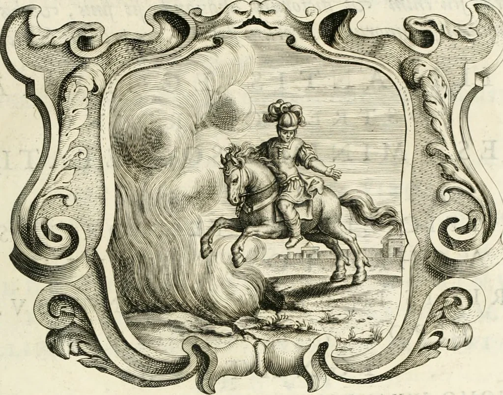 An illustration from Imago primi sæcvli Societatis Iesv a Provincia Flandro-Belgica eivsdem Societatis repræsentata .., 1640, leaf 964