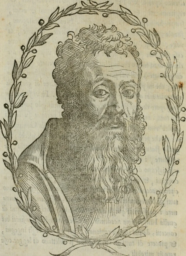 An illustration from I marmi del Doni, academico peregrino, 1552, leaf 11