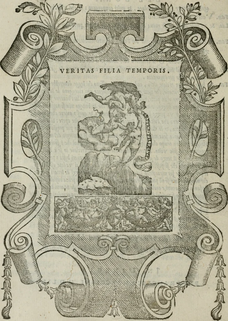An illustration from I marmi del Doni, academico peregrino, 1552, leaf 171