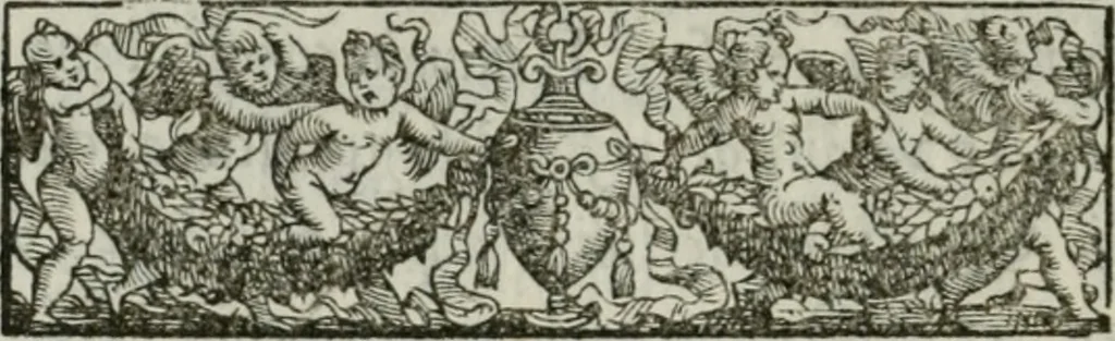 An illustration from I marmi del Doni, academico peregrino, 1552, leaf 195