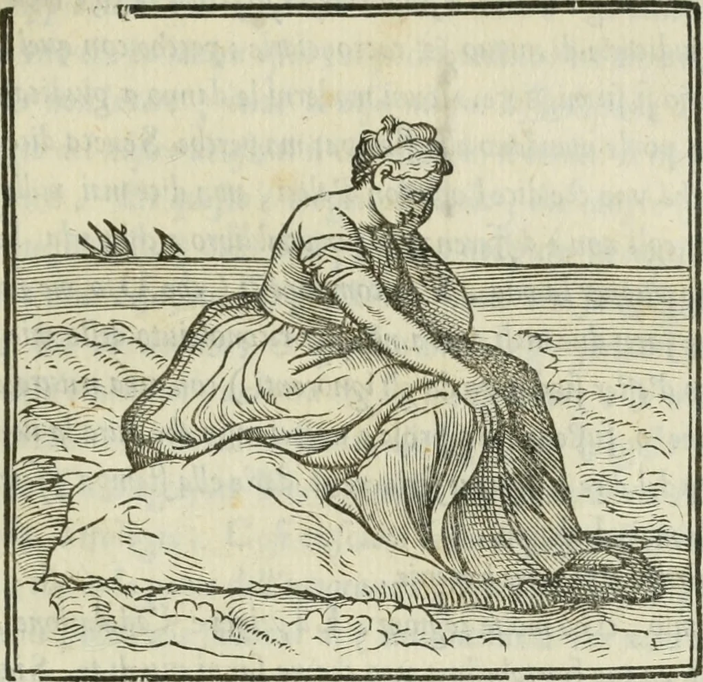 An illustration from I marmi del Doni, academico peregrino, 1552, leaf 258