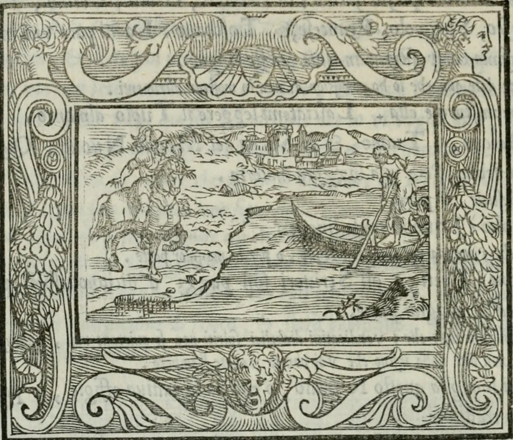 An illustration from I marmi del Doni, academico peregrino, 1552, leaf 265