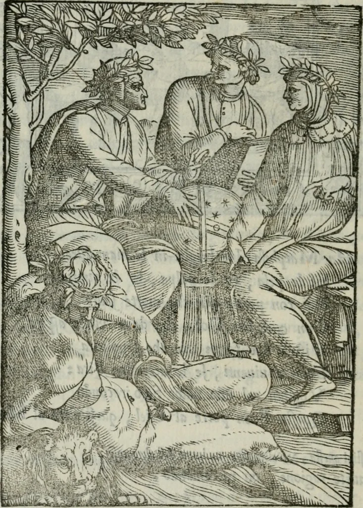 An illustration from I marmi del Doni, academico peregrino, 1552, leaf 275