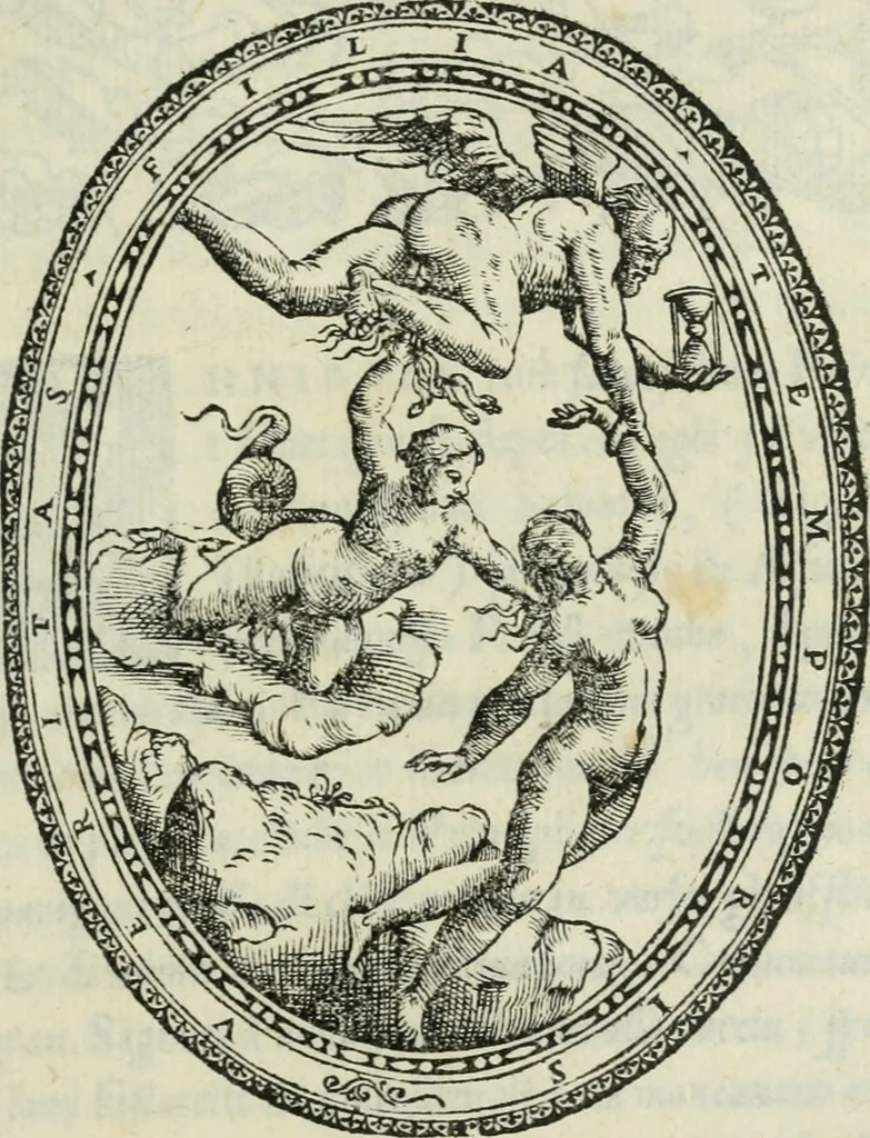 An illustration from I marmi del Doni, academico peregrino, 1552, leaf 292