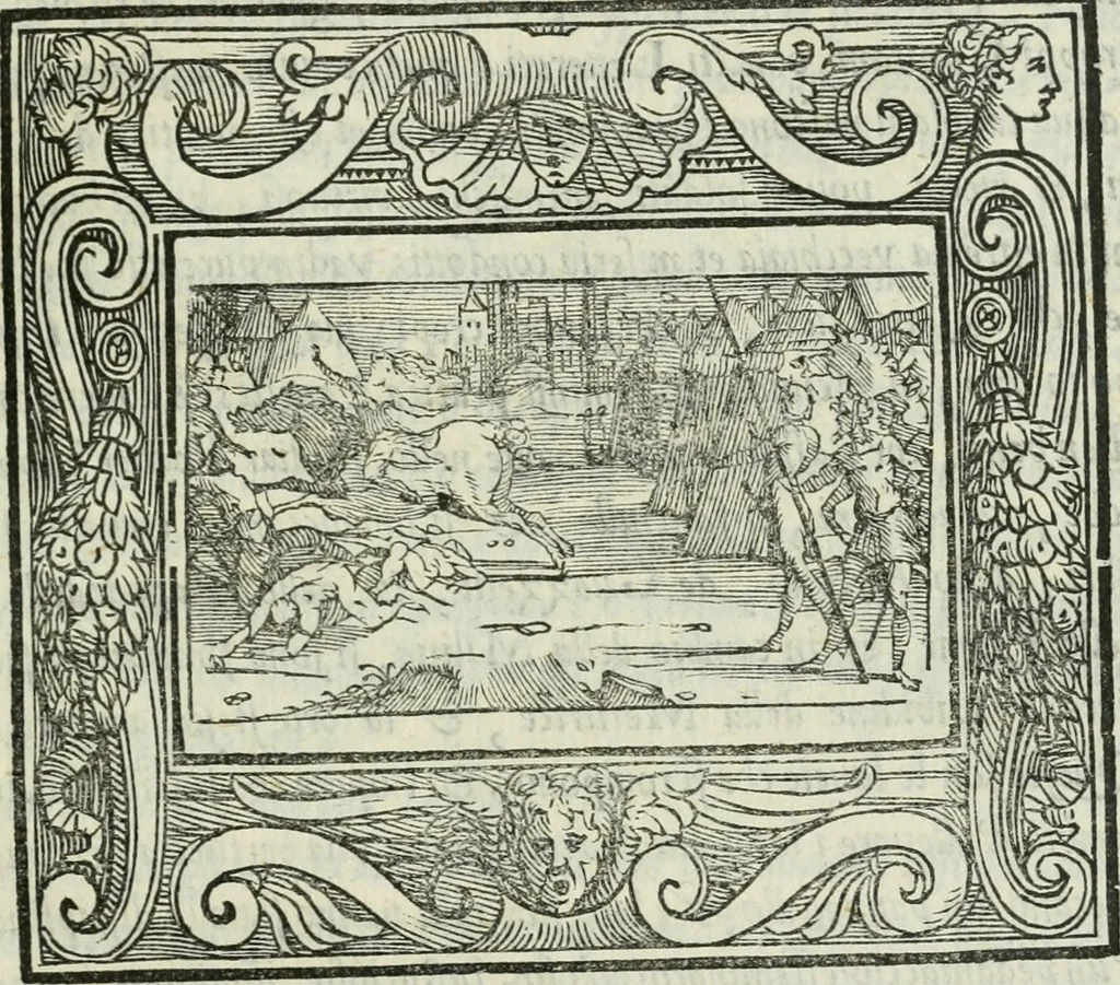 An illustration from I marmi del Doni, academico peregrino, 1552, leaf 328