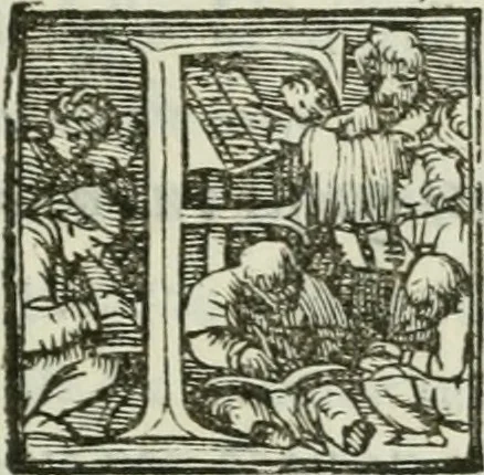 An illustration from I marmi del Doni, academico peregrino, 1552, leaf 40