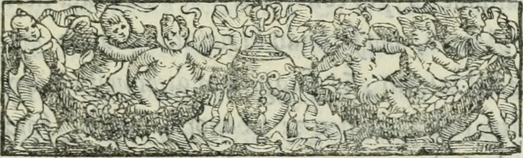 An illustration from I marmi del Doni, academico peregrino, 1552, leaf 424