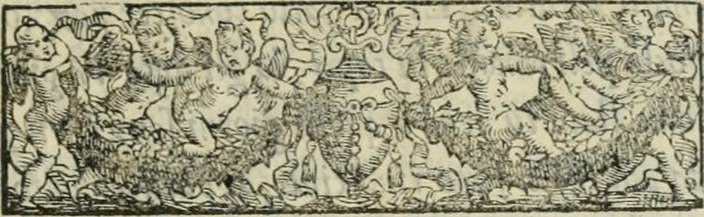 An illustration from I marmi del Doni, academico peregrino, 1552, leaf 444