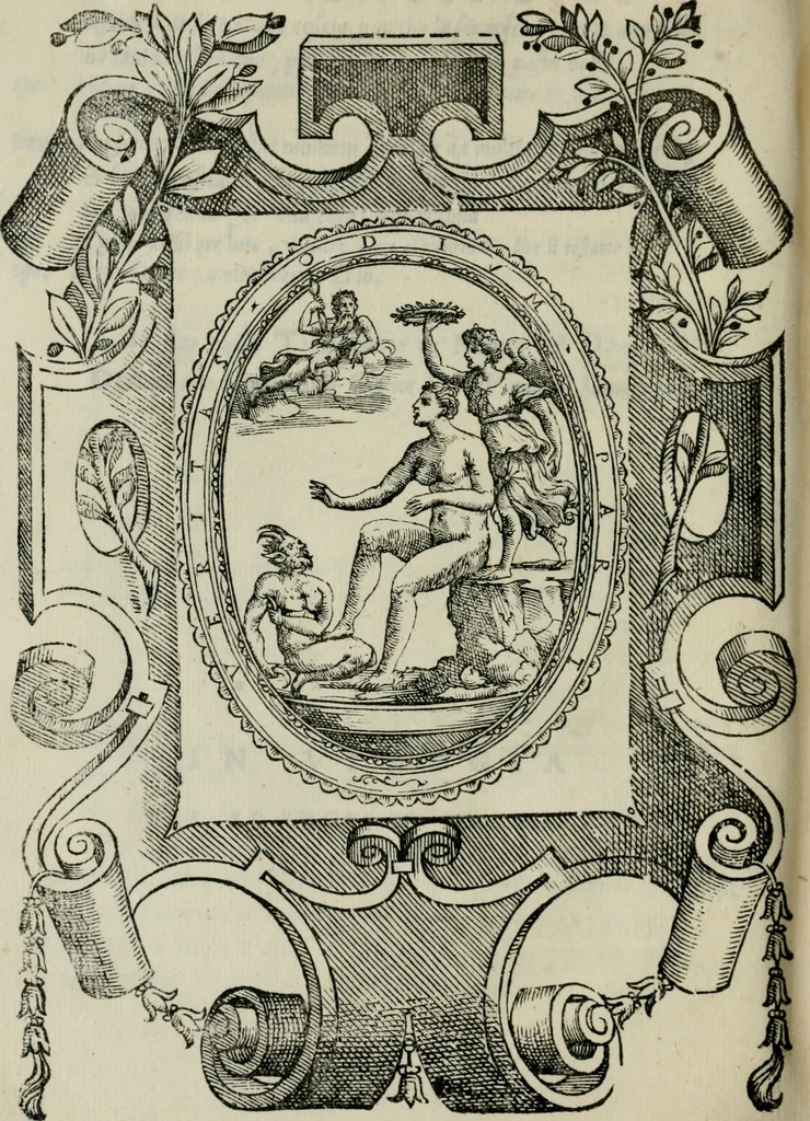 An illustration from I marmi del Doni, academico peregrino, 1552, leaf 459