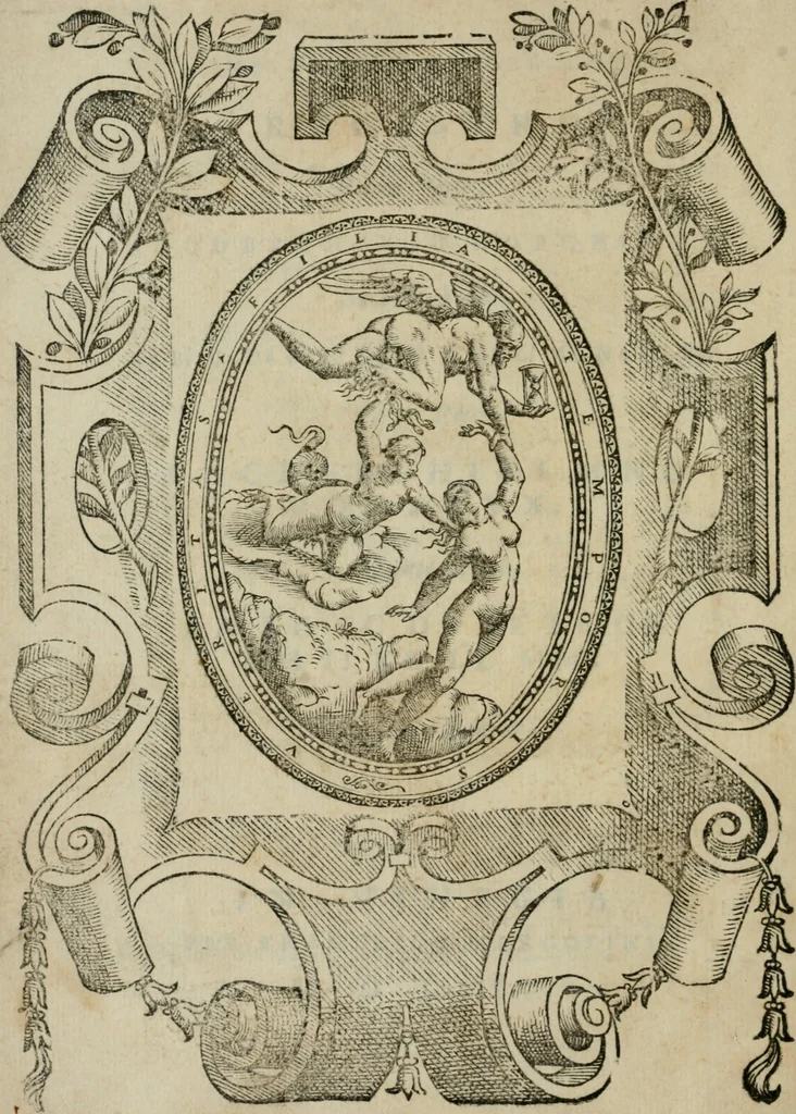 An illustration from I marmi del Doni, academico peregrino, 1552, leaf 555