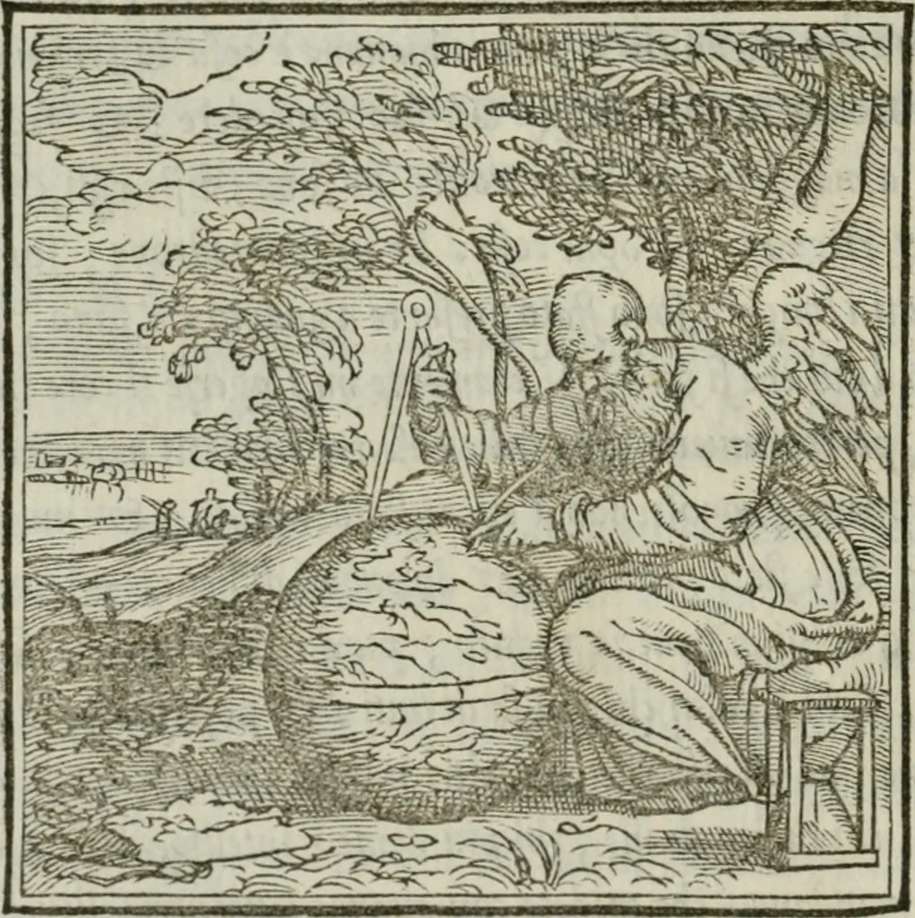 An illustration from I marmi del Doni, academico peregrino, 1552, leaf 61