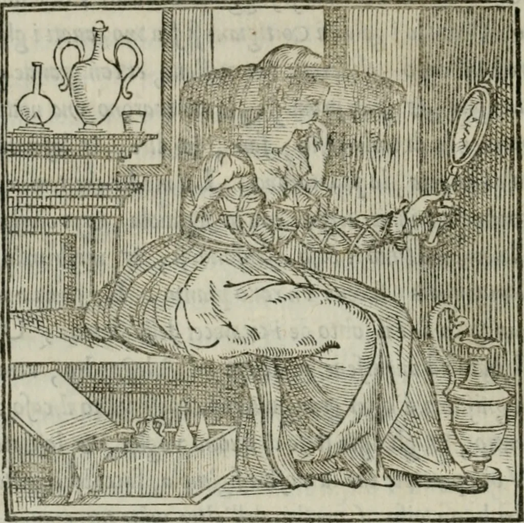 An illustration from I marmi del Doni, academico peregrino, 1552, leaf 81