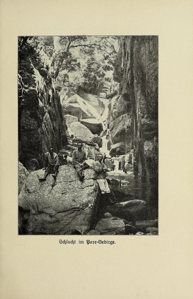 An illustration from Im Banne der Furcht : Sitten und Gebräuche der Wapare in Ostafrika, 1922, leaf 41