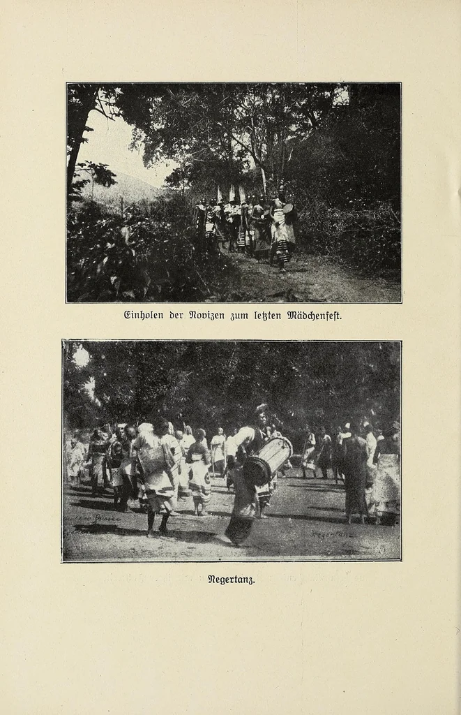 An illustration from Im Banne der Furcht : Sitten und Gebräuche der Wapare in Ostafrika, 1922, leaf 60