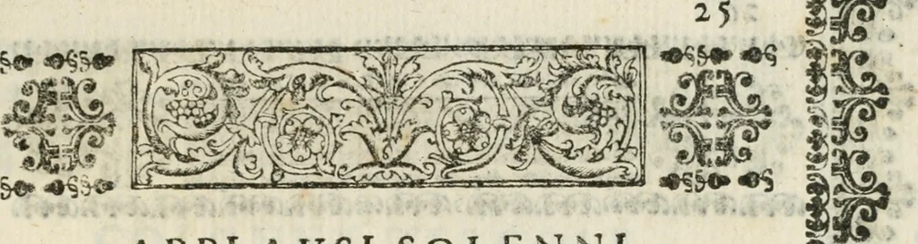 An illustration from Imeneo trionfante nelle reali nozze dell' A. S. di P. P. con la ser.a principes.a di Toscana, 1628, leaf 30