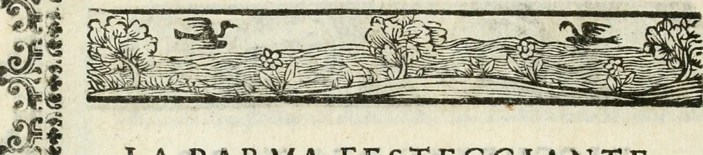 An illustration from Imeneo trionfante nelle reali nozze dell' A. S. di P. P. con la ser.a principes.a di Toscana, 1628, leaf 35