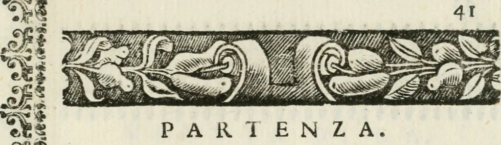An illustration from Imeneo trionfante nelle reali nozze dell' A. S. di P. P. con la ser.a principes.a di Toscana, 1628, leaf 48