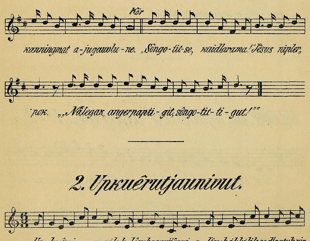 An illustration from Imgerutit attoræksat illagêktunut Labradoremêtunut, 1879, leaf 412