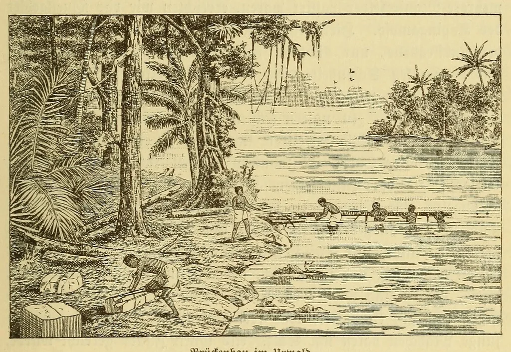 An illustration from Im Innern Afrikas : die Erforschung des Kassai während der Jahre 1883, 1884 und 1885, 1891, leaf 109
